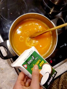 Sütőtökkrém leves