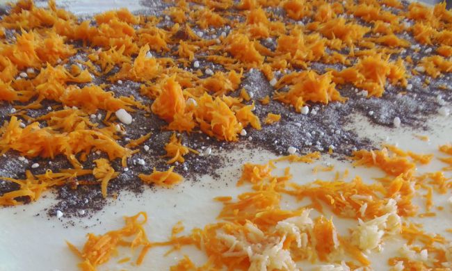 Tökös-mákos, tökös-almás rétes