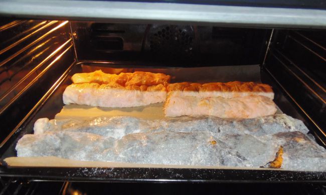 Tökös-mákos, tökös-almás rétes