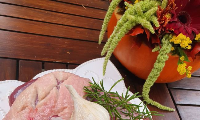 Márton napi sült libacomb és mell - Hozzávalók