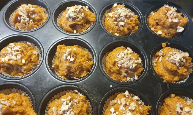 Sütőtökös muffin