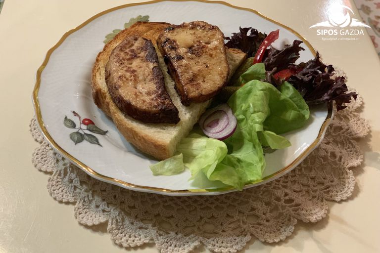 Előétel: Sült kacsamáj