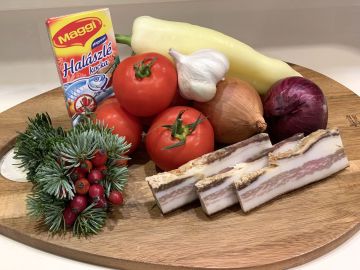 Harcsapaprikás - Hozzávalók