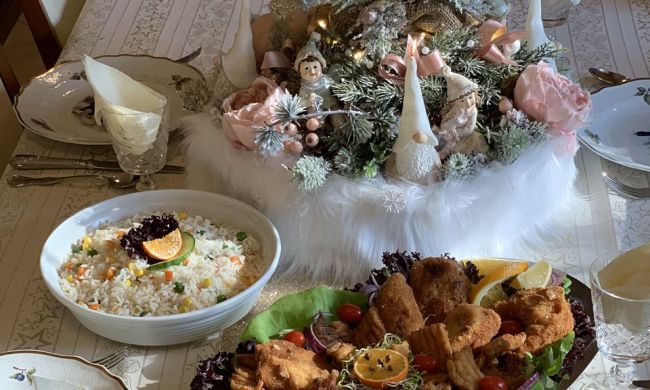 Rántott harcsaszeletek és haltepertő