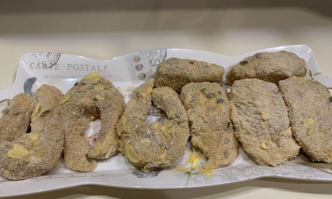 Rántott harcsaszeletek