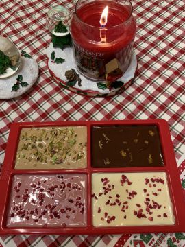 Szilikonpárnába öntött belga csokoládé