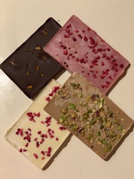 Szilikonpárnába öntött belga csokoládé