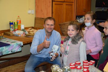 Kis biológusok, természet barátok találkozása Sipos Gazdával