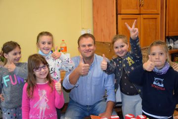 Kis biológusok, természet barátok találkozása Sipos Gazdával