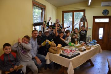 Kis biológusok, természet barátok találkozása Sipos Gazdával