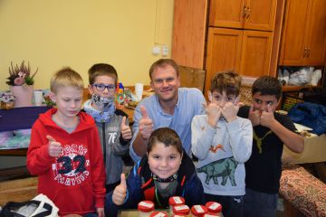 Kis biológusok, természet barátok találkozása Sipos Gazdával