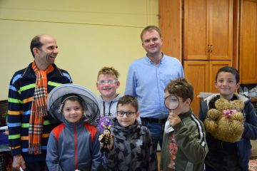 Kis biológusok, természet barátok találkozása Sipos Gazdával