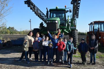Kis biológusok, természet barátok találkozása Sipos Gazdával