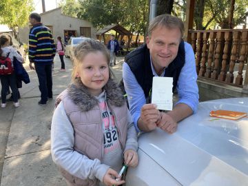 Kis biológusok, természet barátok találkozása Sipos Gazdával