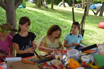 Családi indián tábor Sipos Gazdával