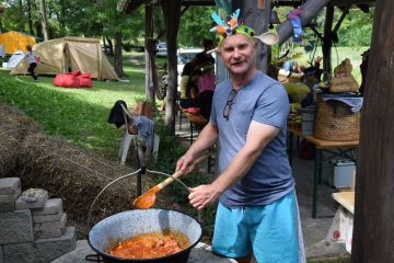 Családi indián tábor Sipos Gazdával