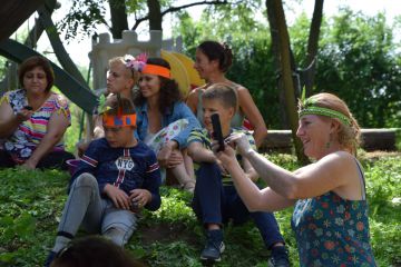 Családi indián tábor Sipos Gazdával